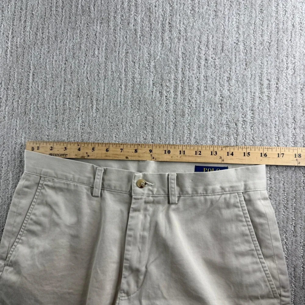 Polo Ralph Lauren Classic Fit Chino Shorts Mens Size 31 Tan Khaki Cotton